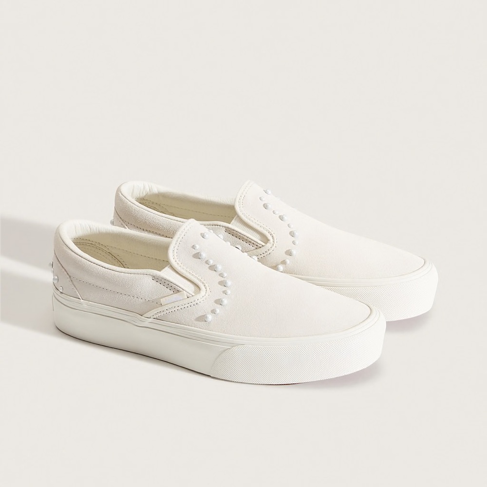 Vans Classic Slip-On Platform 'Marshmallow White' NWB VN000EA9CCZ womens size